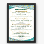 Ramadan dua's (English) Digital download