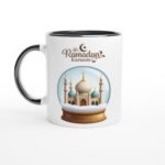 Ramadan Kareem Mugg med Dua & Moskémotiv
